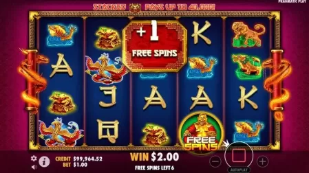 Lucky Dragons slot screenshot 5