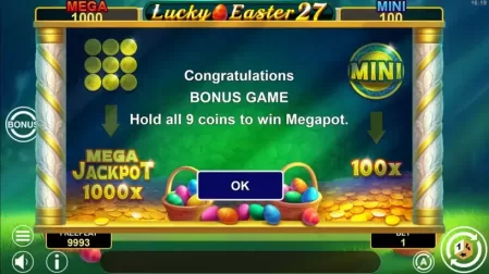 Lucky Easter 27 Hold And Win slot screenshot 3