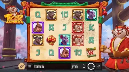 Tiger Legends slot screenshot 1