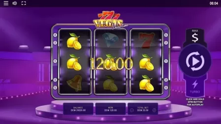 Vegas Showtime slot screenshot 2