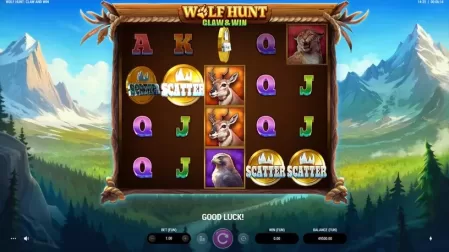 Wolf Hunt: Claw and Win slot screenshot 2