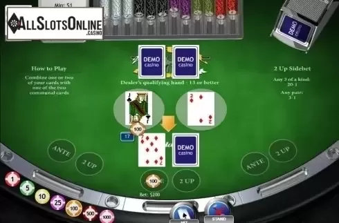 Game workflow 2. 21 Duel Blackjack from Playtech