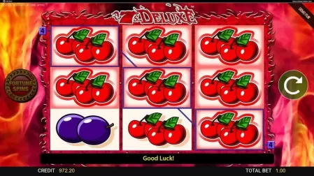 7's Deluxe Fortune Spins slot screenshot 2