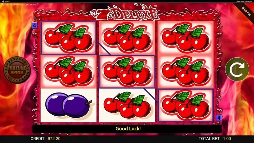 7's Deluxe Fortune Spins slot screenshot 2