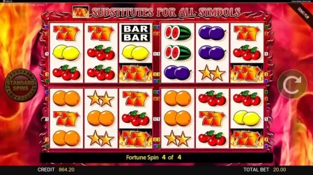 7's Deluxe Fortune Spins slot screenshot 4