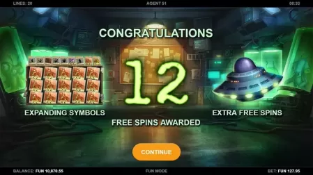 Agent 51 slot screenshot 4