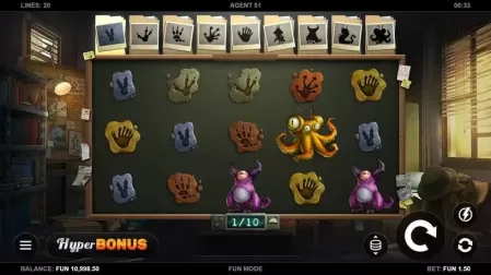 Agent 51 slot screenshot 2