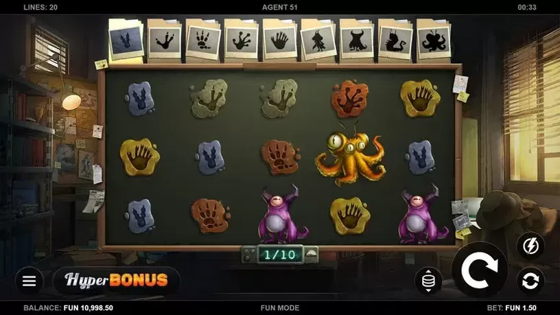 Agent 51 slot screenshot 2