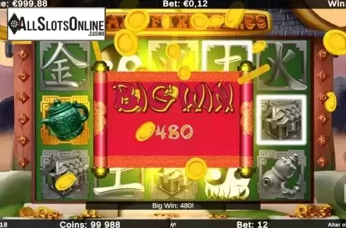 Big Win screen