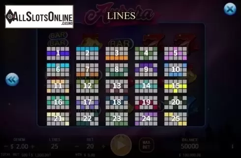 Paylines. Aurora (KA Gaming) from KA Gaming