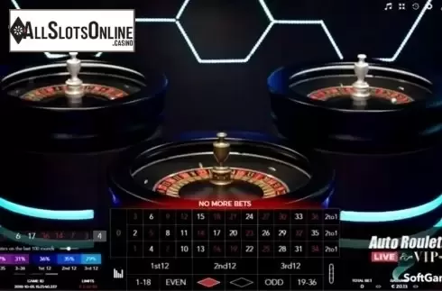 Game Screen. Auto Roulette VIP Live (Authentic Gaming) from Authentic Gaming