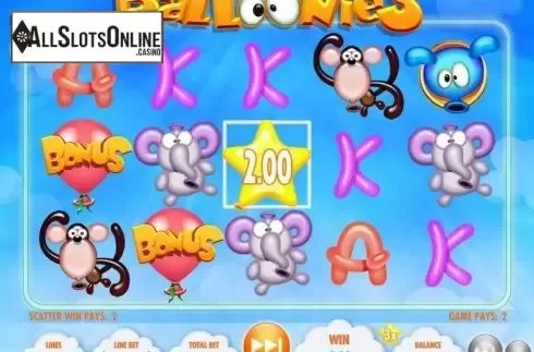 Multiplier. Balloonies from IGT