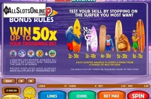 Screen3. Big Break from Microgaming