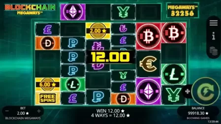 Blockchain Megaways slot screenshot 4