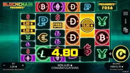 Blockchain Megaways slot screenshot 5