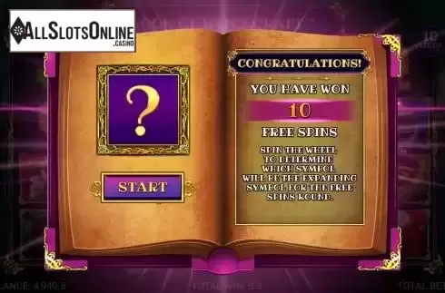 Bonus Game Win Screen