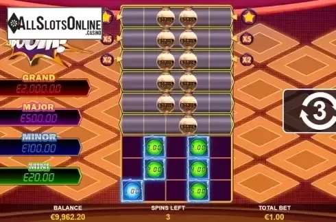 Bonus Gameplay Screen