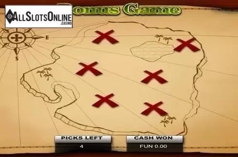 Bonus game screen. Bucanieros Max from Concept Gaming