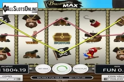 Win screen. Bucanieros Max from Concept Gaming