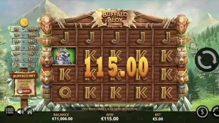 Buffalo Blox Gigablox slot screenshot 3