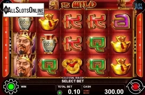 Reel screen. Celestial Ruler from Casino Technology