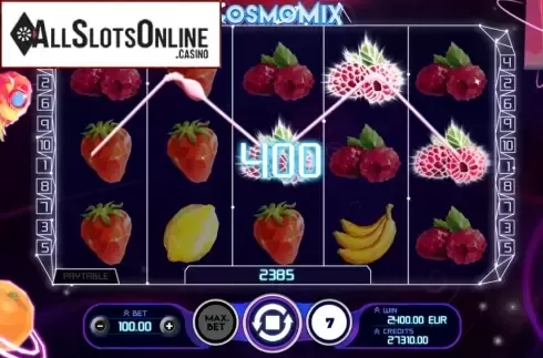 Win Screen. CosmoMix from Spinmatic