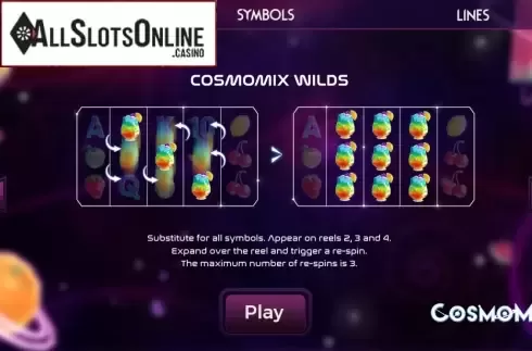 Expanding Wild. CosmoMix from Spinmatic