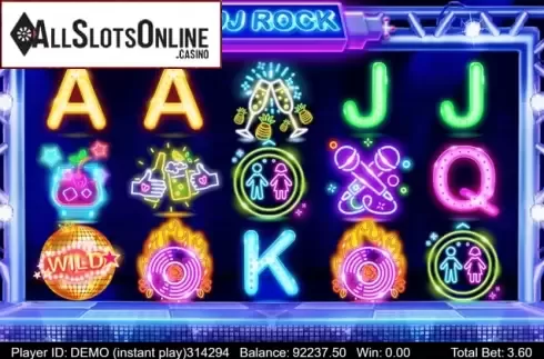 Reel Screen. DJ Rock from Triple Profits Games