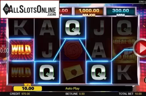 Win screen 2. Deal or No Deal Lightning Spins from Blueprint