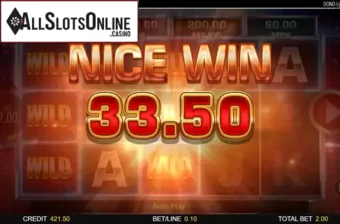 Win screen 4. Deal or No Deal Lightning Spins from Blueprint