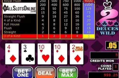 Game Screen 2. Deuces Wild (RTG) from RTG