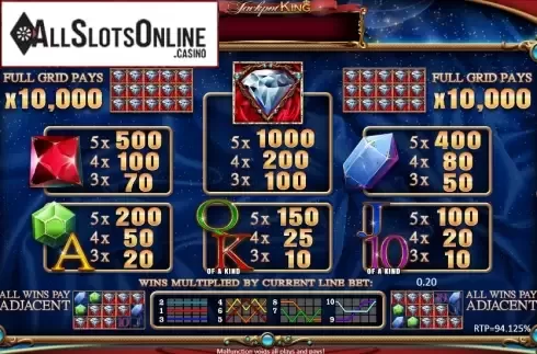 Screen3. Diamond Jackpots from Blueprint