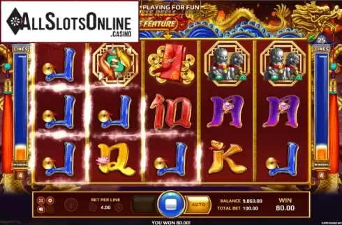 Win Screen 2. Dragon Powerflame from EAgaming