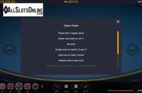 Game rules 1