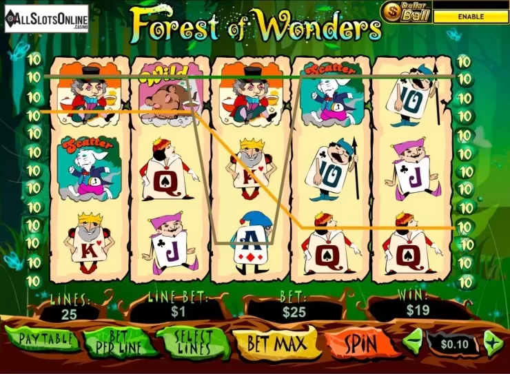 Screen7. Forest of Wonders from Playtech