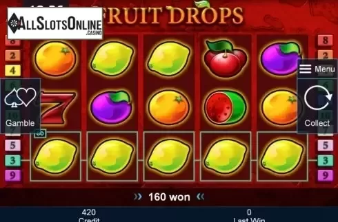 WIn 2. Fruit Drops from Greentube