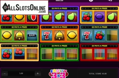 Screen3. Fruity 3x3 from 1X2gaming