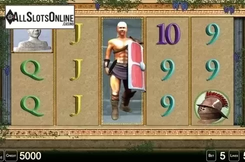 Reel screen. Gladiators HD from Merkur
