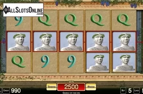 Win screen. Gladiators HD from Merkur