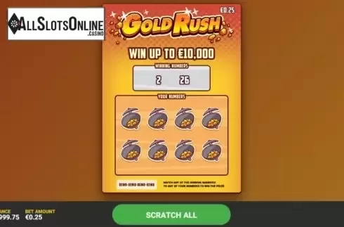 Game Screen 1. Gold Rush Scratch from Hacksaw Gaming