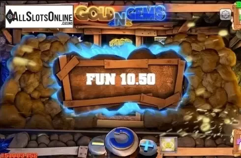 Win screen 2. Gold and Gems 2 from Concept Gaming