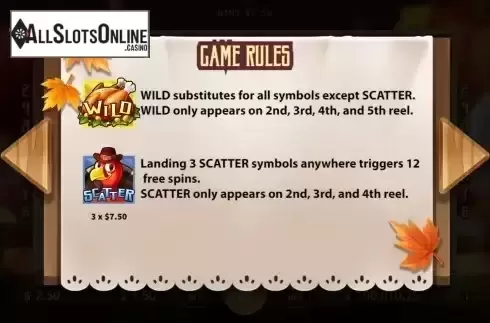 Special symbols screen