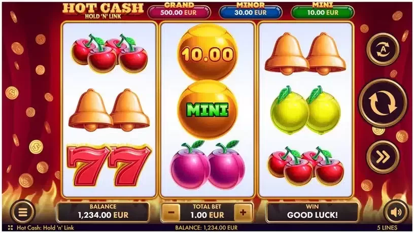 Hot Cash: Hold ‘n’ Link slot screenshot 1