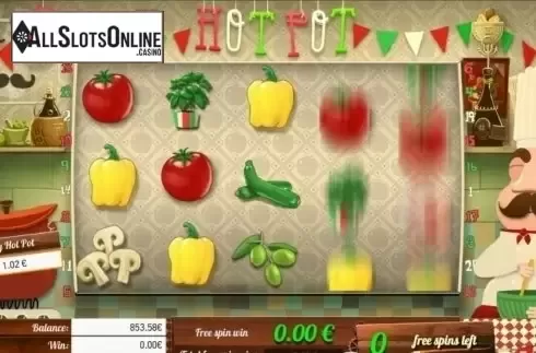 Game Workflow screen. Hot Pot from PAF