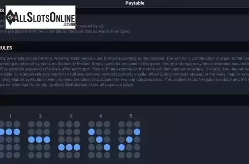 PayLines screen