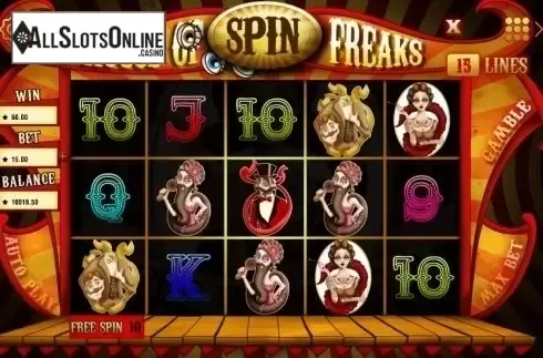 Screen7. House fo Freaks from Booming Games