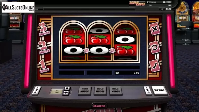 Reels screen. Jackpot Cherries from Realistic