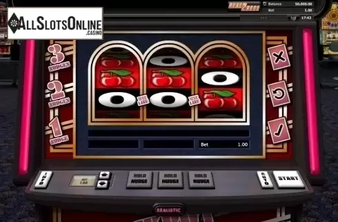 Reels screen. Jackpot Cherries from Realistic