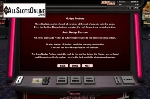 Paytable 2. Jackpot Cherries from Realistic
