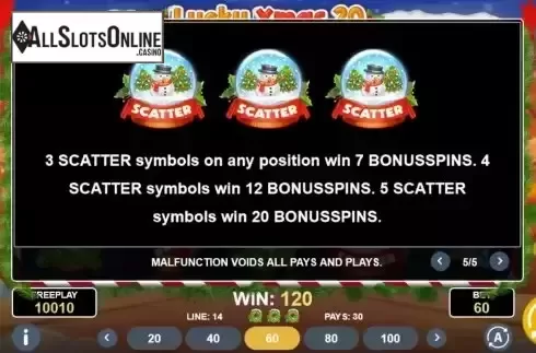 Game Features screen 3